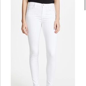 J. brand White Skinny Jeans Sz 26